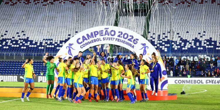 Brasil derrota Argentina e é campeão Sul-Americano Sub-17 feminino